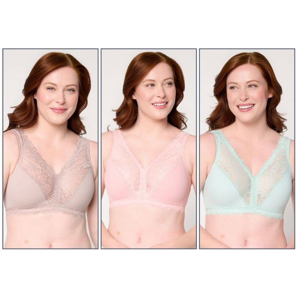 Breezies Women's Bra Sz XL Make Your Selection: Soft Support Ballet Combo